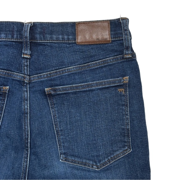 {Madewell} 11” High-Rise Skinny in Birchfield Wash Petite Stretch Denim Jeans - Picture 3 of 8